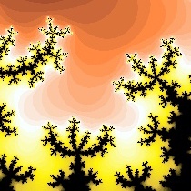 Black and Gold MandelBrot