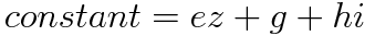 Main Fractal Equation